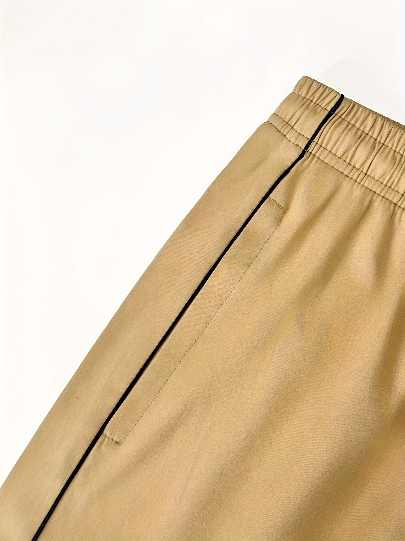 mens casual loose fit joggers chic sports pants for outdoor activities details 7