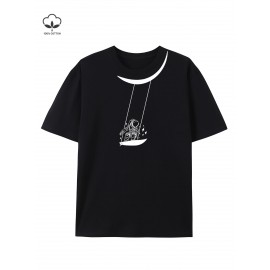 Print Tee Shirt, Tees for Men, Casual Short Sleeve T-shirt for Summer