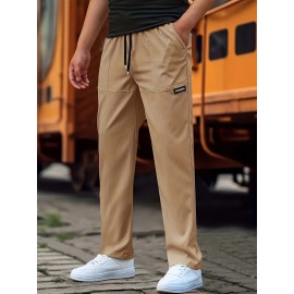 Genuine Casual Pants Classic Work Pants Men's Waist Men's Fashion Trendy Pants Casual Sweatpants Fit Polyester Joggers Paisley Beach Pants Fit Tapered Pockets Slim Pants Summer Loose Pants Twill Regular Pants Outdoor Pants