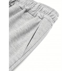 Men's Casual Summer Shorts - Comfy Polyester, Drawstring Waist with Pockets, Trendy Printed Design for Beach & Outdoor Activities